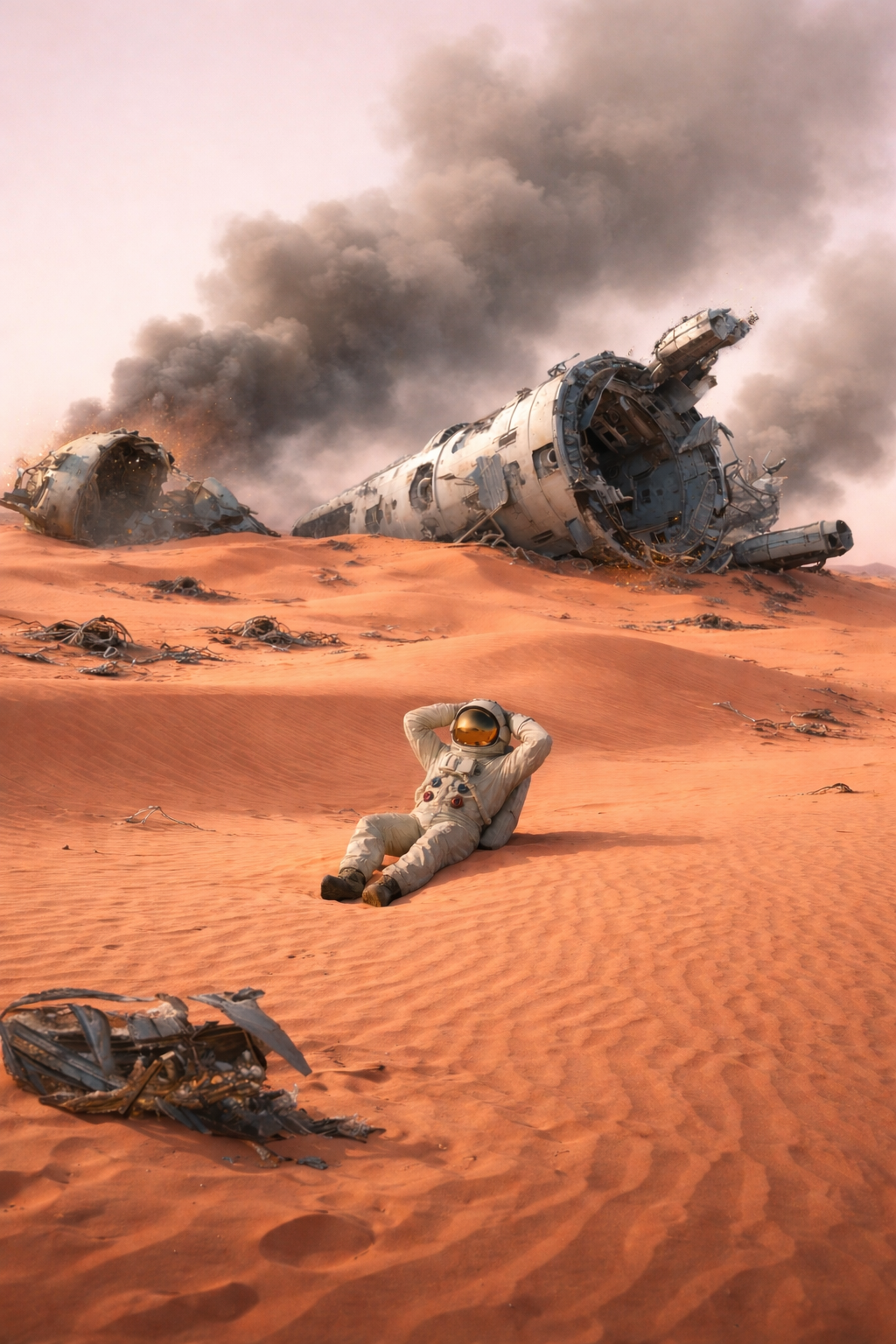 a person standing in front of a rock formation